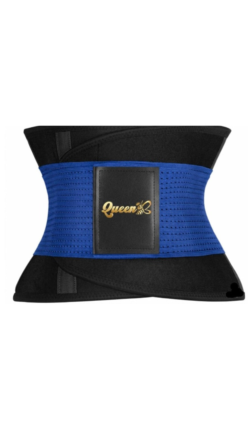 Blue Velcro waist trainer